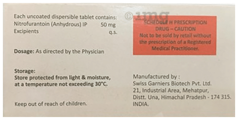 Uridantin 50 DT Tablet