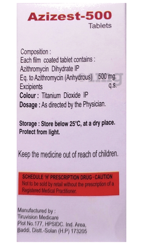 Azizest 500 Tablet image Azizest 500 Tablet image