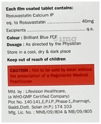 Rosudan 40 Tablet image