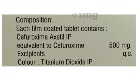 Cefuzic 500mg Tablet image