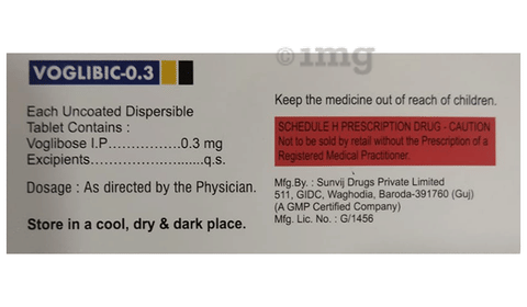 Voglibic 0.3 Tablet DT image Voglibic 0.3 Tablet DT image