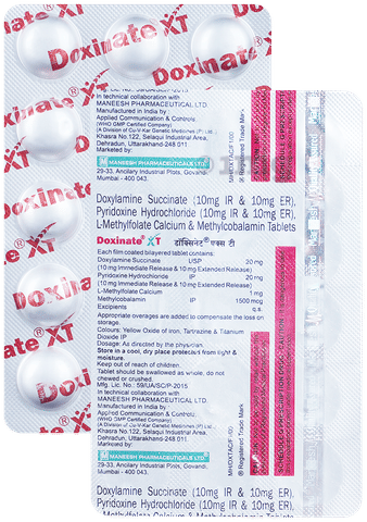 Doxinate XT Tablet ER image