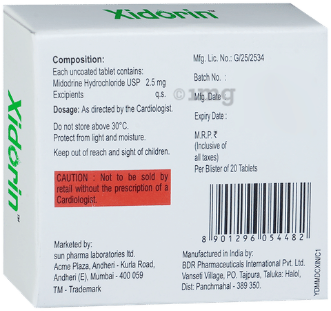 Xidorin Tablet image