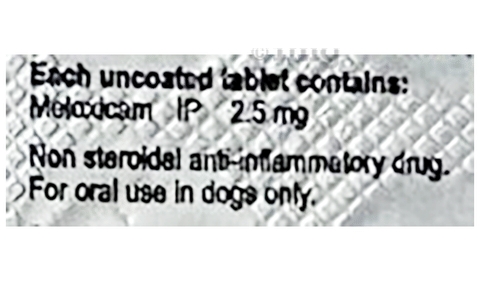 Melobest Pet Tablet for Pain Relief image