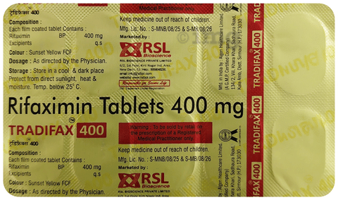 Tradifax 400mg Tablet image