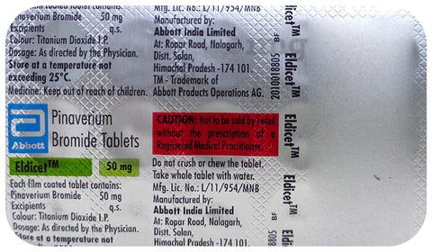 Eldicet 50mg Tablet image