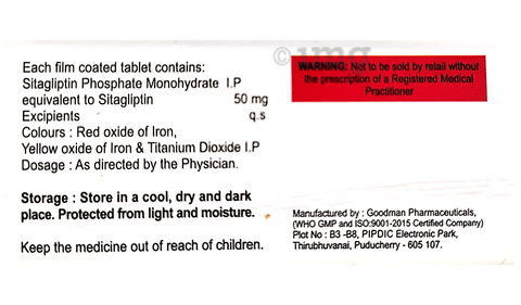 Sitalib 50 Tablet image Sitalib 50 Tablet image