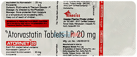 Atornet 20mg Tablet image