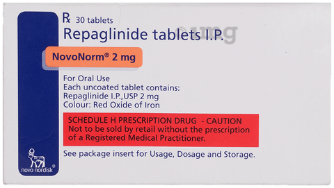 Novonorm 2mg Tablet image Novonorm 2mg Tablet image