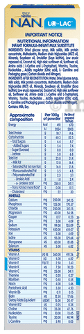 Nan lo lac sales milk powder price
