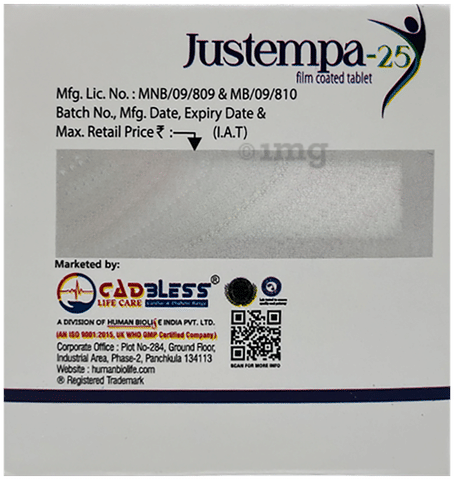 Justempa 25 Tablet image Justempa 25 Tablet image