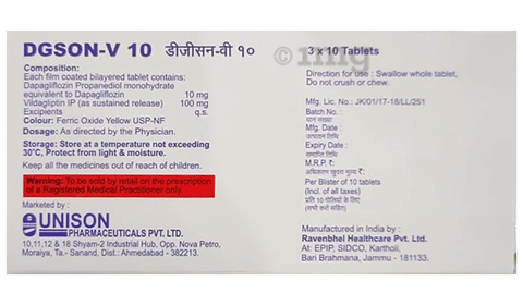 Dgson-V 10 Tablet SR image