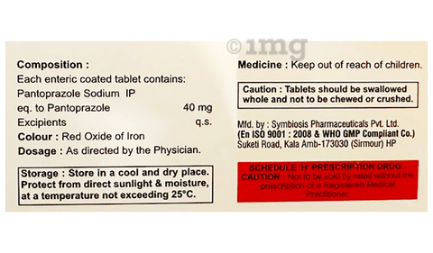 Pantomes 40 Tablet image