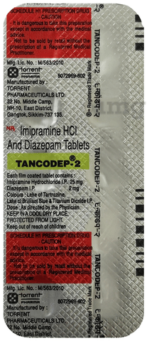 Tancodep 2mg/25mg Tablet image Tancodep 2mg/25mg Tablet image