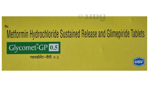 Glycomet-GP 0.5 Tablet SR image