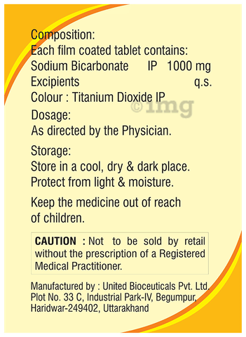 Sodicab Forte 1000 Tablet image