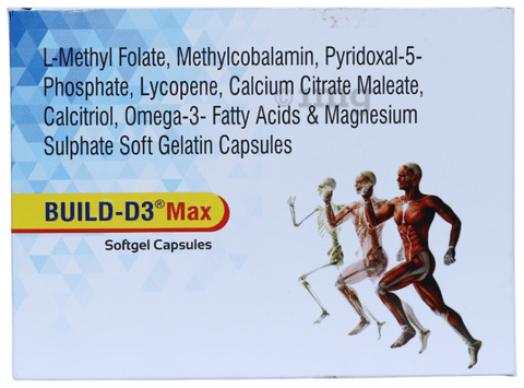 Build-D3 Max Softgel Capsule image Build-D3 Max Softgel Capsule image