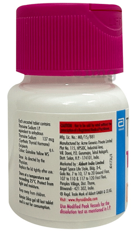 THYronorm 137mcg Tablet image