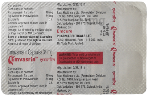 Emvasrin 34mg Capsule image