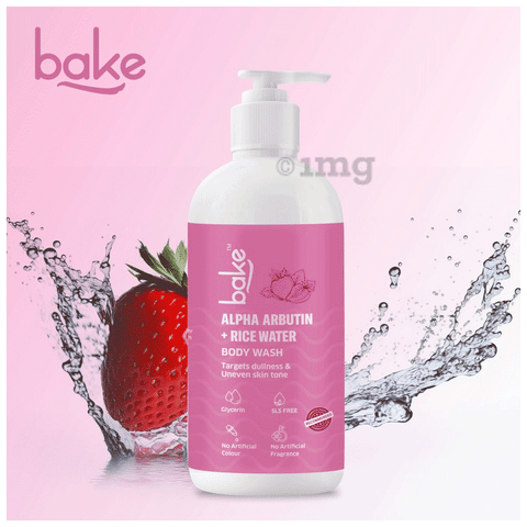 Bake Alpha Arbutin with Rice Water Body Wash: Buy pump bottle of