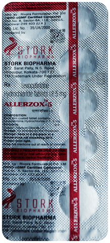 Allerzox 5 Tablet image Allerzox 5 Tablet image