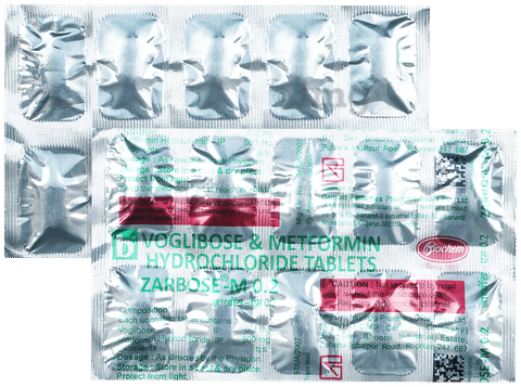 Zarbose-M 0.2 Tablet image