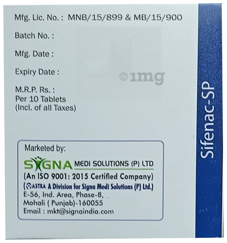 Sifenac-SP Tablet image Sifenac-SP Tablet image