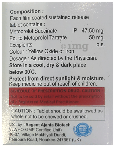 Metcy 50 Tablet SR image