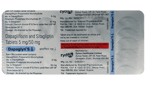 Dapaglyn S 5/50 Tablet image Dapaglyn S 5/50 Tablet image