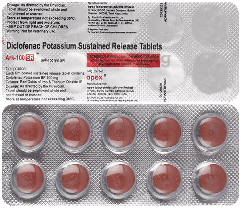 Ark 100mg Tablet SR