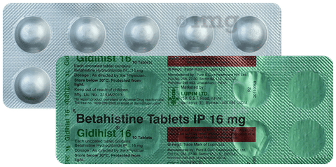 Gidihist 16mg Tablet image Gidihist 16mg Tablet image