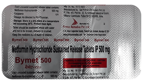 Bymet 500 Tablet SR image Bymet 500 Tablet SR image