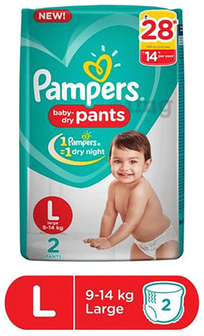 Pampers Diaper Baby-Dry Pants Large: Buy packet of diapers at