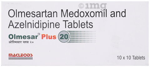 Olmesar Plus 20 Tablet image Olmesar Plus 20 Tablet image