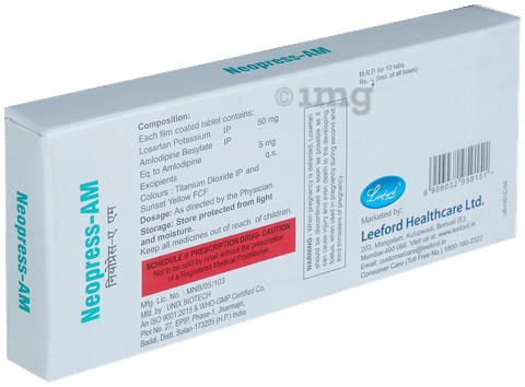 Neopress AM 50mg/5mg Tablet image Neopress AM 50mg/5mg Tablet image