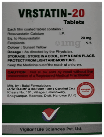 Vrstatin 20 Tablet image