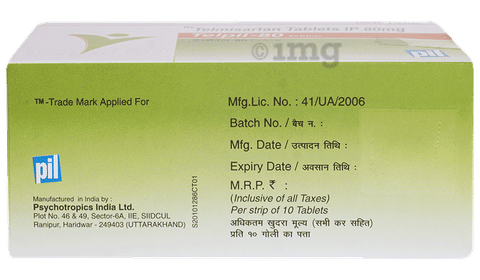 Telpil 80mg Tablet image