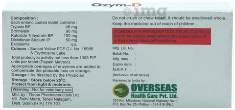 Ozym D Tablet image