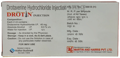 Drotin 40mg Injection image