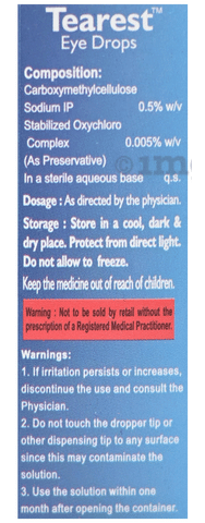 Tearest Eye Drop image