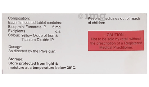 Bisopric 5 Tablet image Bisopric 5 Tablet image