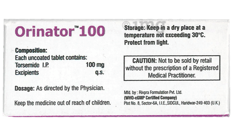 Orinator 100 Tablet image