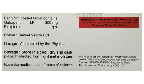 Cytogaba 300 Tablet image Cytogaba 300 Tablet image