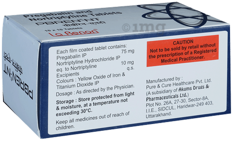 Pbren NT 75mg/10mg Tablet image Pbren NT 75mg/10mg Tablet image