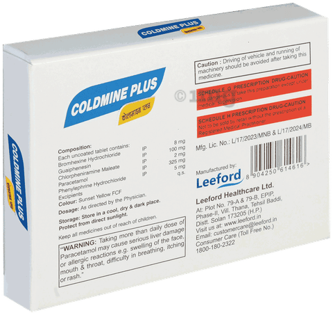 Coldmine Plus Tablet image Coldmine Plus Tablet image
