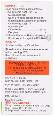 Zefu 125mg Syrup image Zefu 125mg Syrup image
