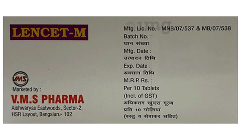 Lencet-M Tablet image
