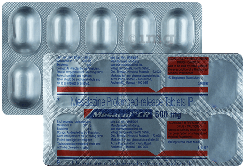 Mesacol CR 500mg Tablet