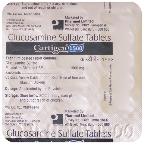 Cartigen 1500 Tablet image Cartigen 1500 Tablet image