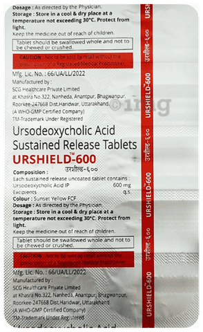 Urshield 600 Tablet SR image Urshield 600 Tablet SR image